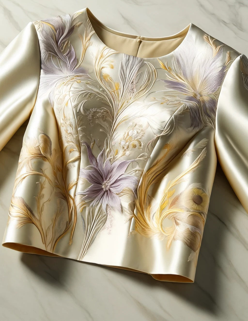 Brocart De Soie Haute Couture Pour Tailleurs, Robes, Et Caftans
