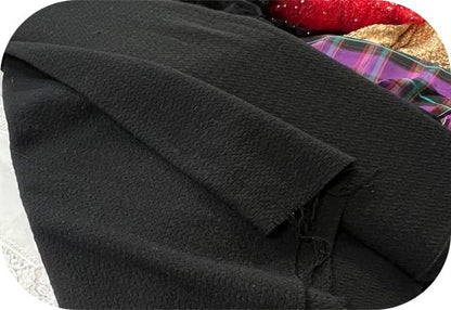 Tweed Noir Style Chanel - Haute Couture 150 cm