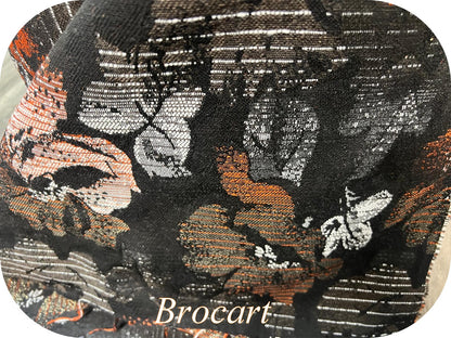 Brocart de laine haute couture.- vendu au mètre