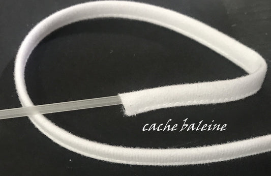 Cache Baleine, cache armature pour baleine soutien gorge Au Mètre Blanche A Coudre