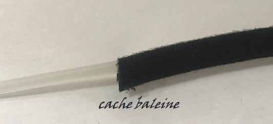 Cache Baleine, cache armature pour baleine soutien gorge Au Mètre Noir A Coudre