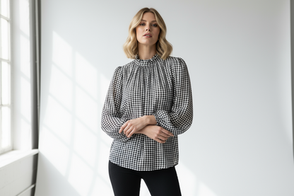 en soie pied de poule