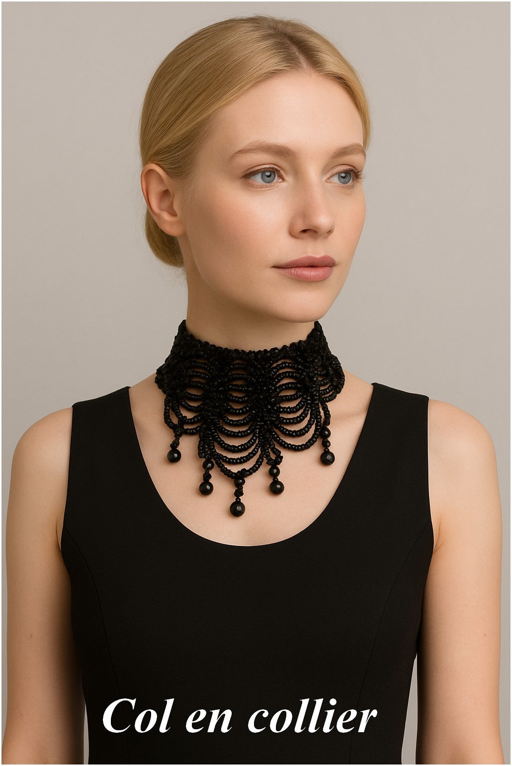 Black Pearl Necklace.