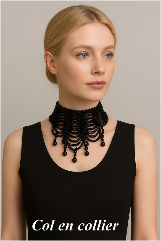 Black Pearl Necklace.