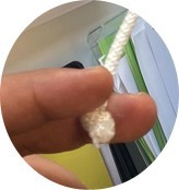 Cordon en 4 mm Blanc