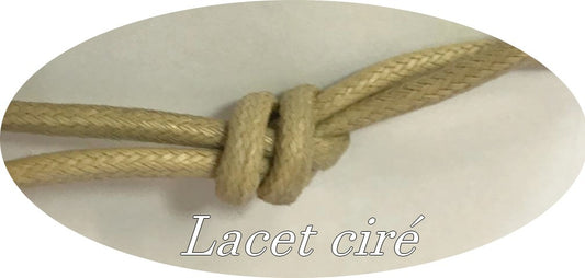 Cordón de encaje encerado por metro beige para pasatiempos creativos