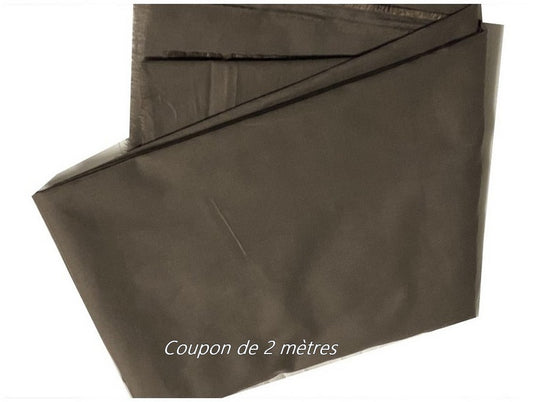2 Meter Coupon of Chocolate Brown Cotton Fabric in Large Width