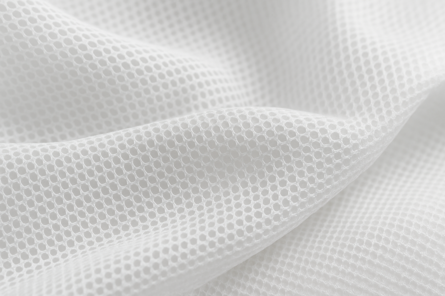 White Lycra Mesh Fabric – 1m30 Wide – Bi-stretch