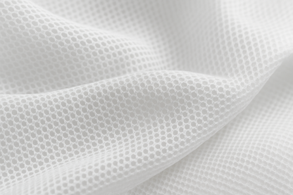 White Lycra Mesh Fabric – 1m30 Wide – Bi-stretch