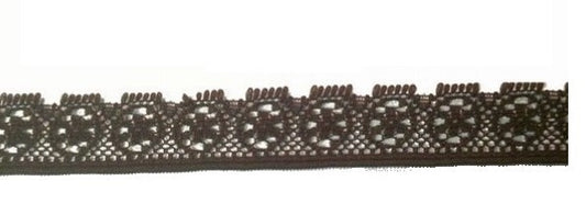 Dentelle Au Mètre en 1.5 cm Choco A Coudre.