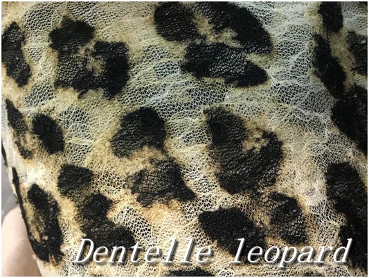 Dentelle Léopard lycra Au Mètre Pour Lingerie Et VETEMENTS Stretch