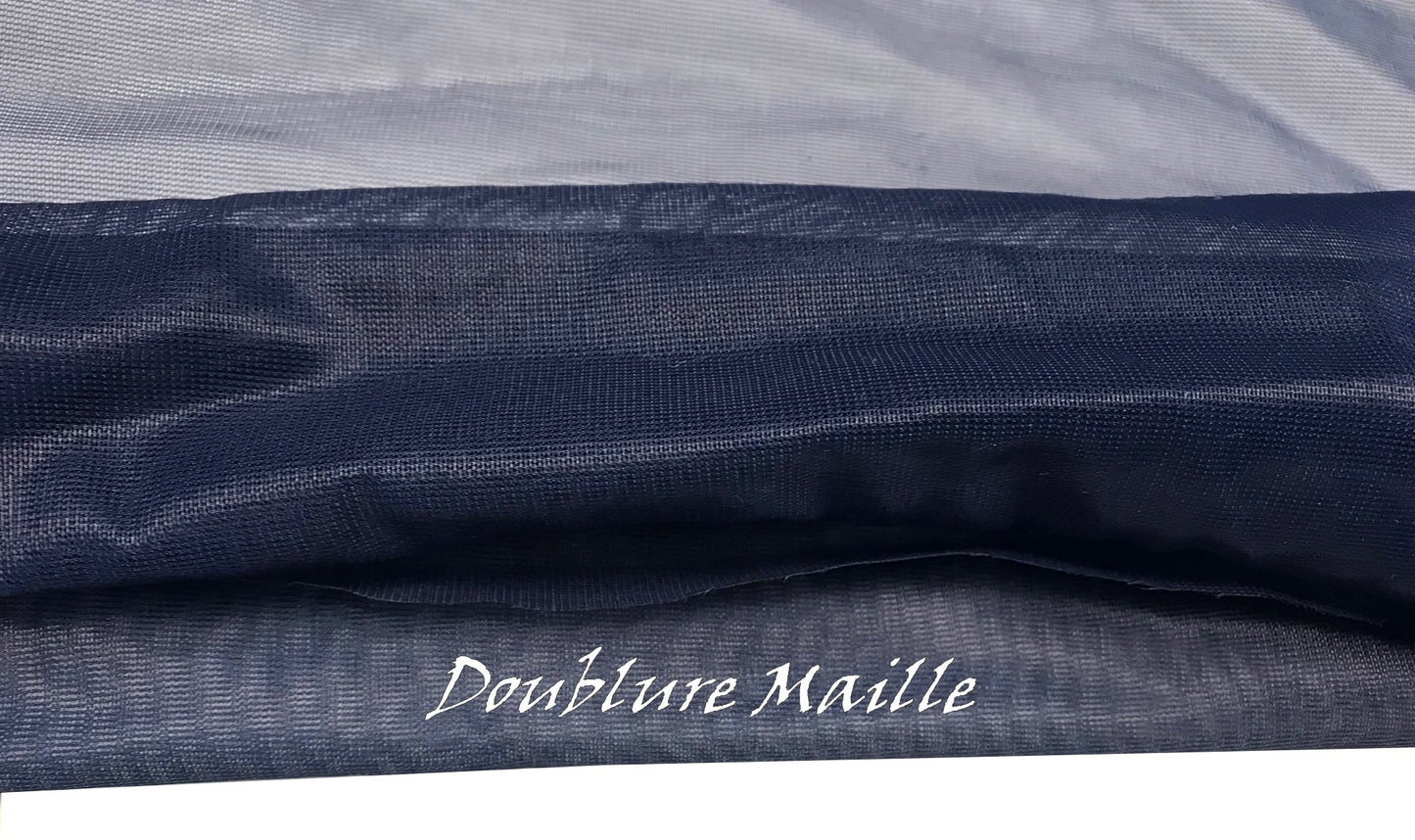 Doublure Maille Au Mètre Bleu Marine Pour Vêtements Et confections.