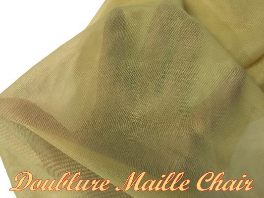Doublure  Maille Couleur Chair En Maille Au Mètre  Pour Vetements  Et confections.