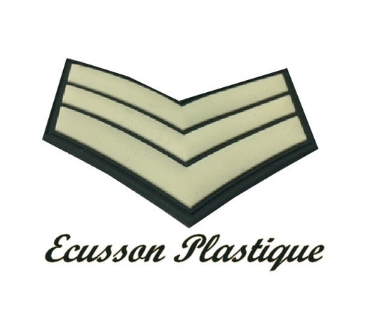 Plastic Military Emblem Epaulette Patch Sew On.
