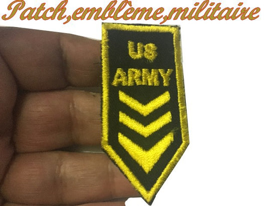 US ARMY Military Emblem Epaulette Patch Sew-on.