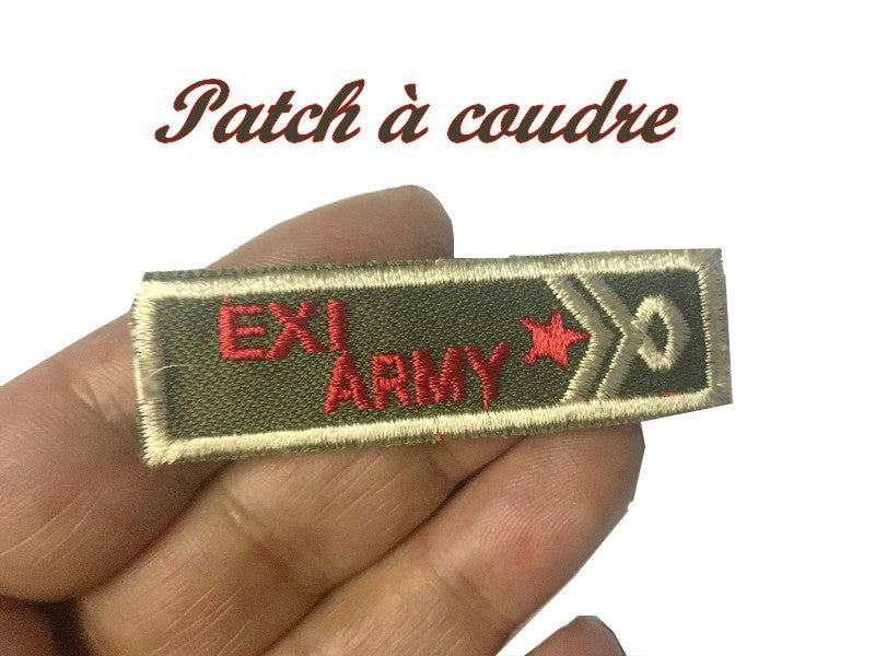 Military Emblem Patch Badge "EXY .ARMY" To Sew.