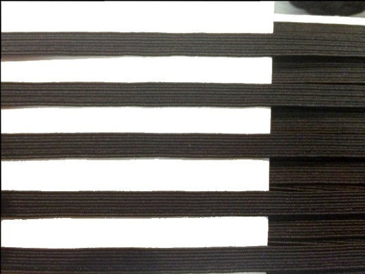 Elastique En 6 mm Plat En Noir ou Blanc X 50 Mètres, A Coudre