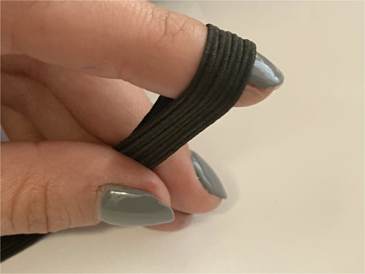 Elastique Plat En 8 mm Noir A Coudre, Ruban Souple En Lycra  Pour Lingerie, et Customisations.