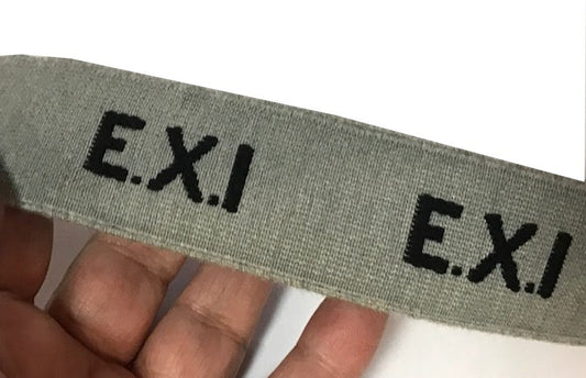 4cm Grey Fancy Flat Elastic By The Meter To Sew For Belts Creative Hobbies Customizations.