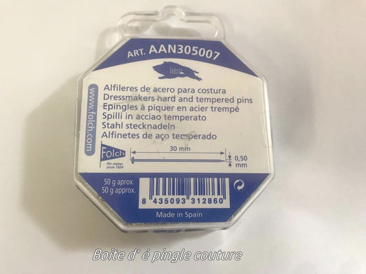 "Épingles De Couture" - L'accessoire de couture parfait vendu en boîtes de 50 grammes !