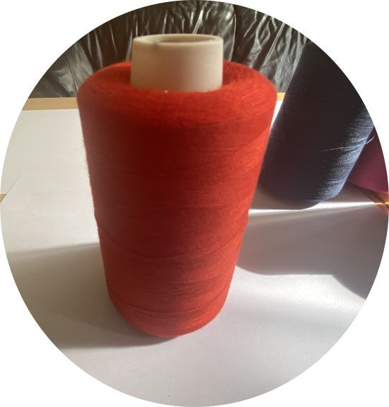 Fil A Coudre Rouge Par Bobine  Coloris Assorties, Cône de FIL  à coudre