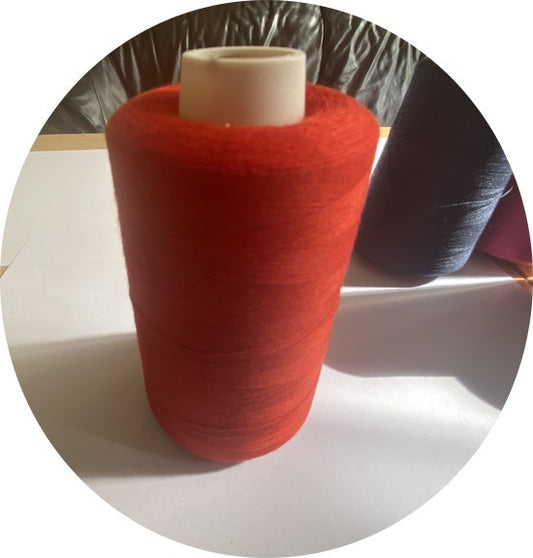 Red Sewing Thread Spool Assorted Colors, Sewing Thread Cone