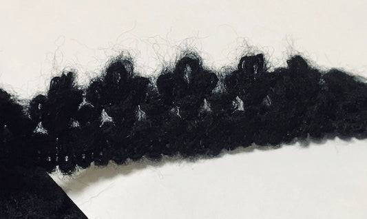 Galon Au Mètre En Laine Noir Style " Chanel"  A Coudre