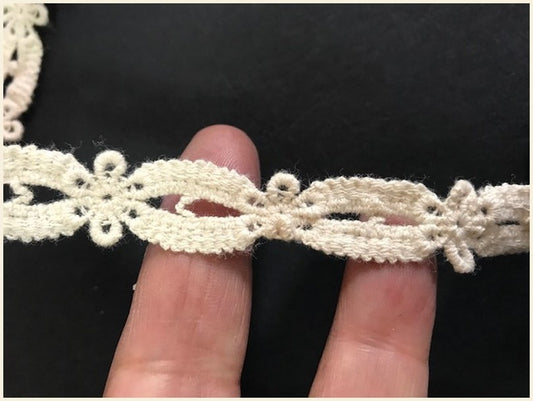 Ecru Cotton Braid for Sewing. For Clothing Customizations