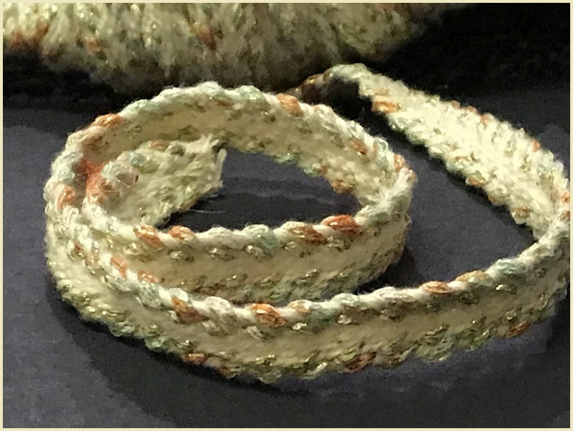 Galon  Style " Chanel" Beige Doré Au Mètre