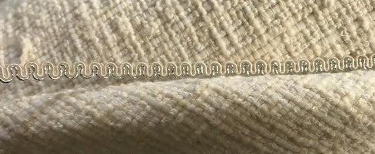 Galon Style "Chanel"  Ecru Et Argenté Au Mètre Couture