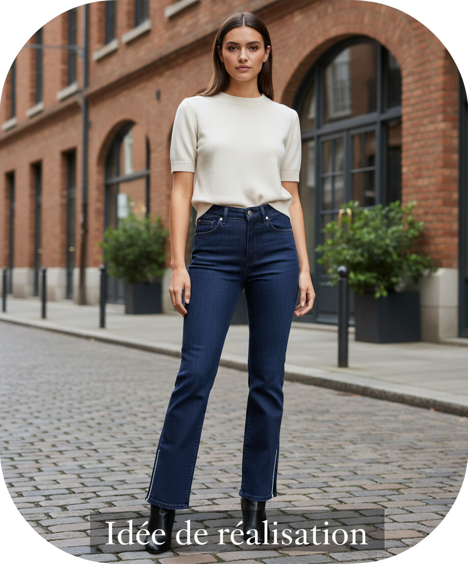 Pantalon en jean - Idée de réalisation
