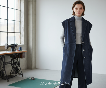 Gilet en jean - Idée de réalisation