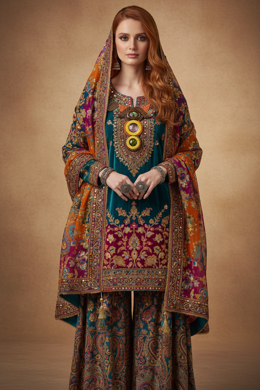 Patch sur vêtements brodés indiens - inspiration traditionnelle