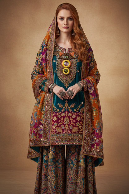 Patch sur vêtements brodés indiens - inspiration traditionnelle