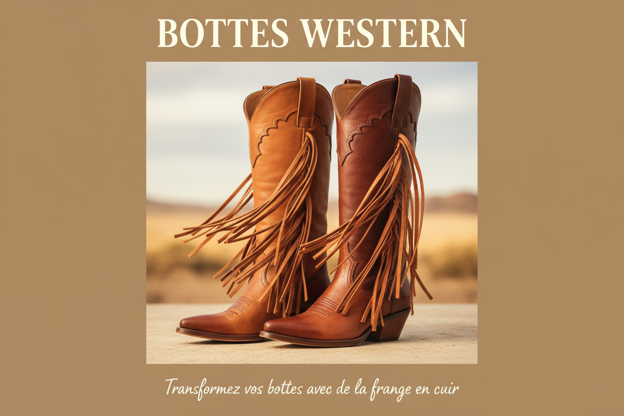 Bottes western - Idée de réalisation
