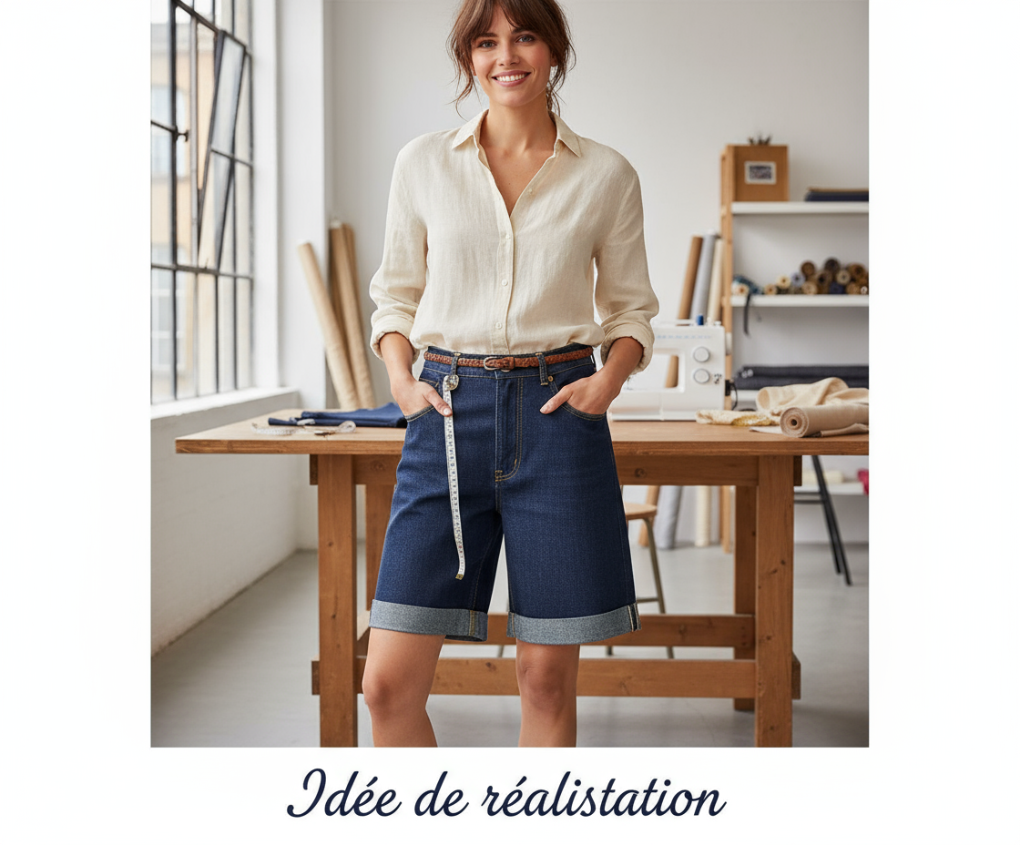 Short en jean - Idée de réalisation