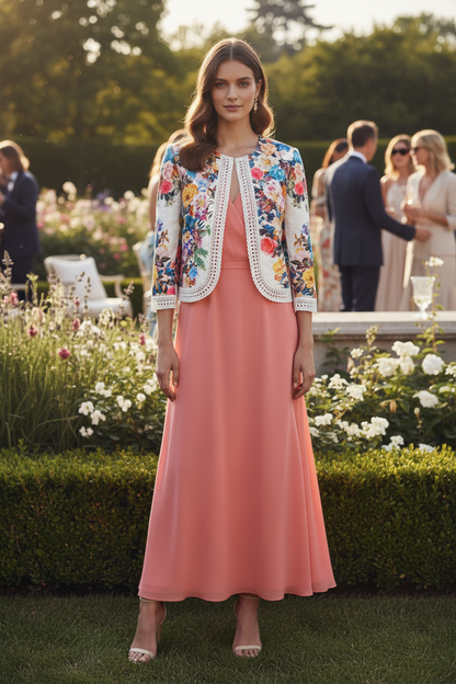 Idée réalisation : boléro en broderie anglaise fleurie 100% coton – style couture chic