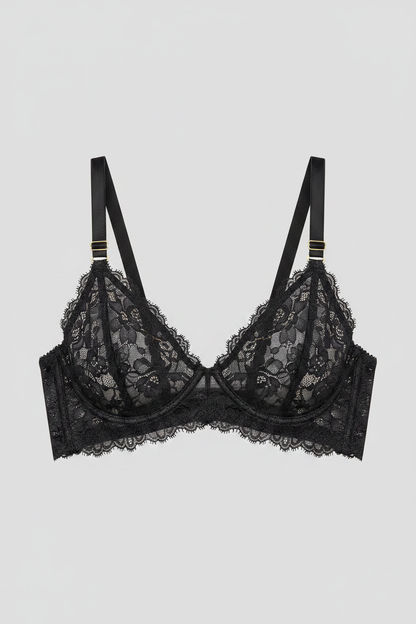 Élastique lingerie noir 10 mm