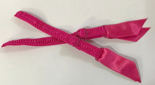 Jarretelles Fushcia Pour La fabrication de Lingerie Féminine.