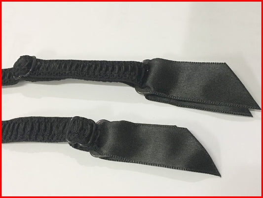 Jarretelles Noir Pour Lingerie Féminine.