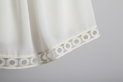 Ivory Openwork "Chanel" Style Braid - Satin Shine Fancy Braid - Sold by the Meter