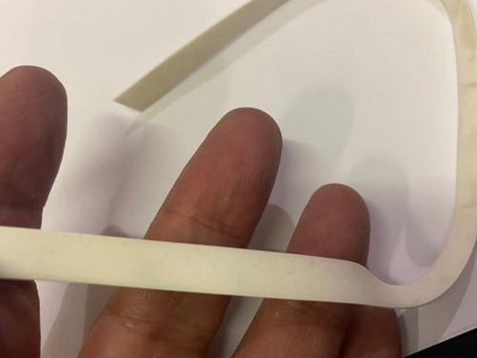 Laminette x 50 mètres Elastique Ecru Caoutchouc Lisse Au mètre  A Coudre, Ruban Lycra Ecru Pour Maillot De Bain