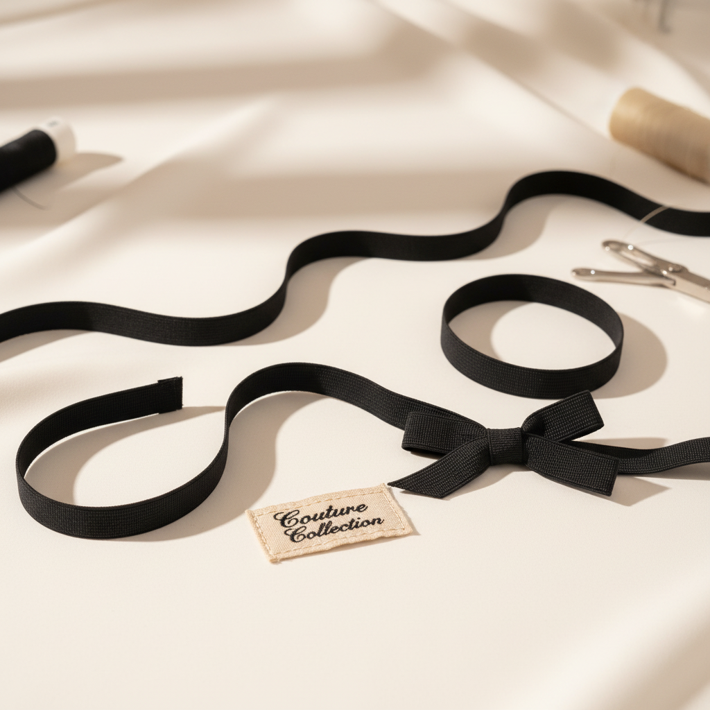Élastique lingerie noir