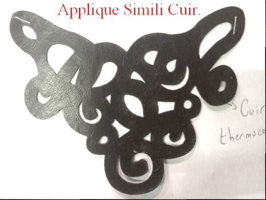 Applique Thermocollante en Simili Cuir : Personnalisez Vos Créations avec Élégance