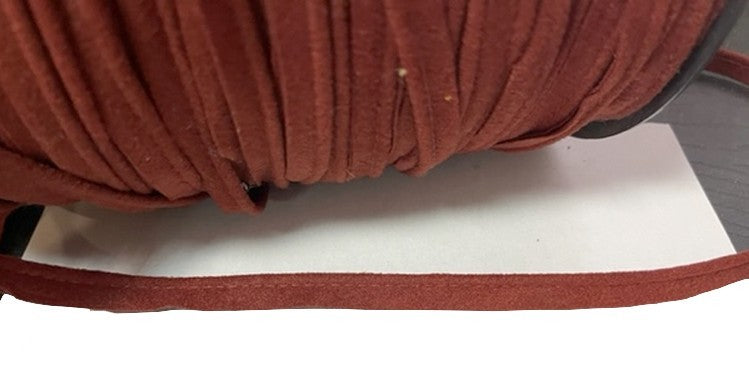 Passepoil Velours couleur brique Au Mètre A Coudre.