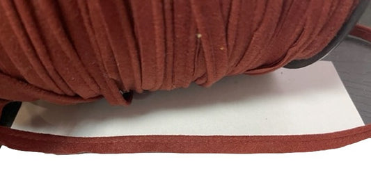 Passepoil Velours couleur brique Au Mètre A Coudre.