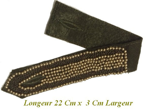 Military Style Sew-On Patch Applique in Khaki Color.