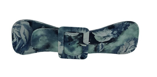 Belt Clip Faux Leather Indigo and Water Green to Sew