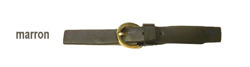 Kilt Tab Brown Faux Leather Belt Fasteners for Sewing on Dresses, Bags, and Customizations.