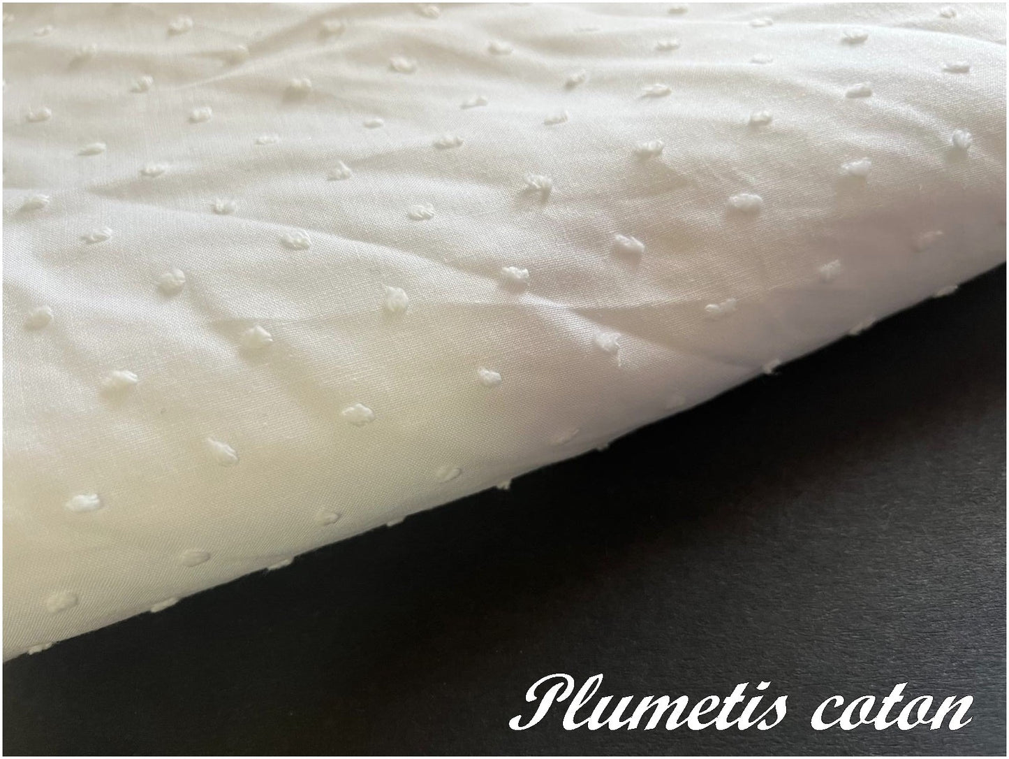 White Cotton Plumetis for Your Sewing Projects: Elegant Creations